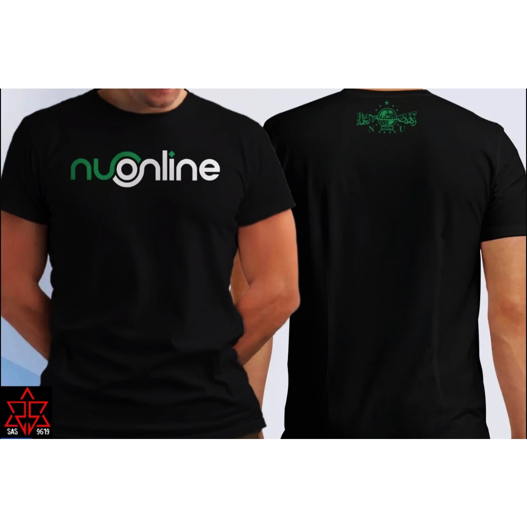 KAOS BAJU T-SHIRT DISTRO NU ONLINE (COD) / KAOS SANTRI NU / PRIA WANITA / CATTON COMBAD