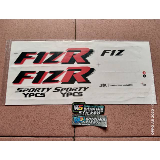 COD Striping Lis sticker Yamaha  FIZ R MARLBORO LIST BODY FIZ R MARLBORO