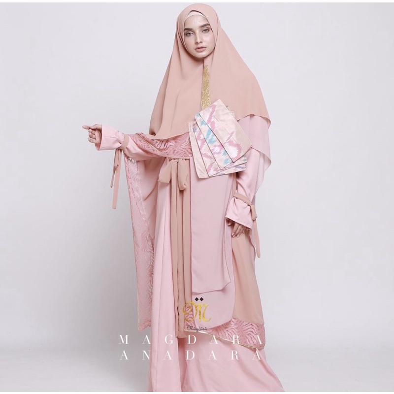 khimar magdara jilbab syari branded preloved PL