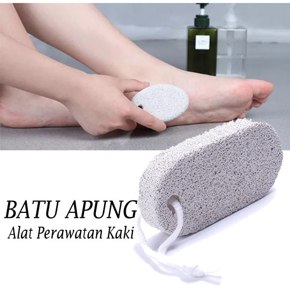 Beauty Jaya - Sikat Buat Kaki Batu Apung Pedicure Medicure Penghalus Penggosok Tumit Kaki Pecah - Pecah