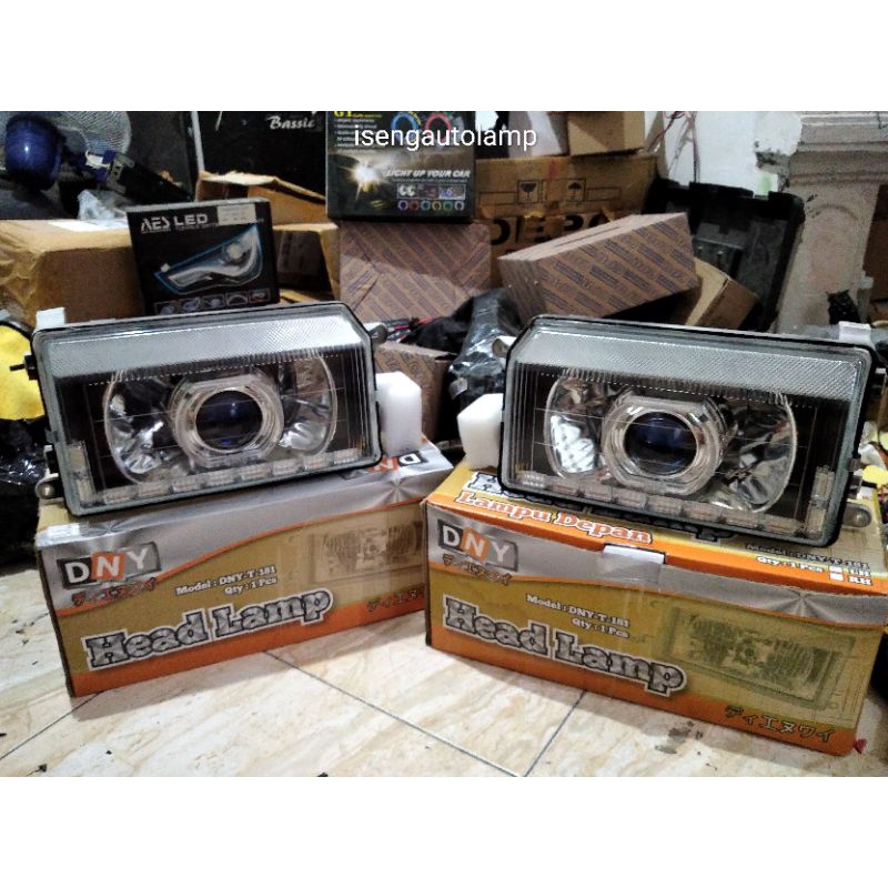 Custom headlamp kijang grand