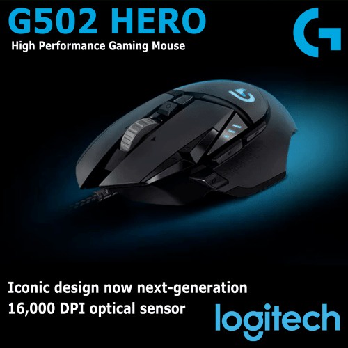 Logitech G502 Hero High Performance Gaming Mouse