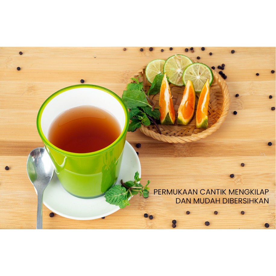 Gelas Cup Biozone Green 310ml (KB-CU310PGT) Sunhouse