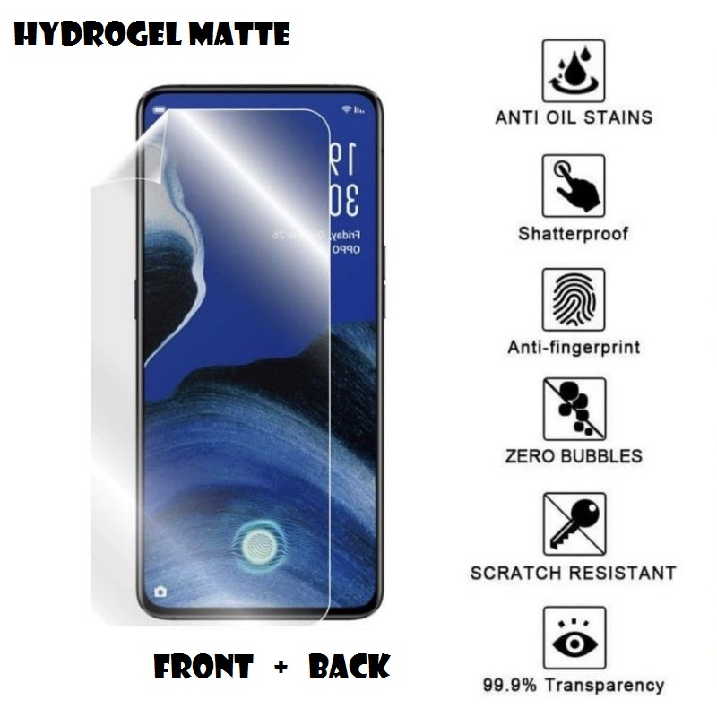 CT Matte anti gores HYDROGEL OPPO FIND X3 PRO, FIND X2 PRO, FIND X2, FIND X
