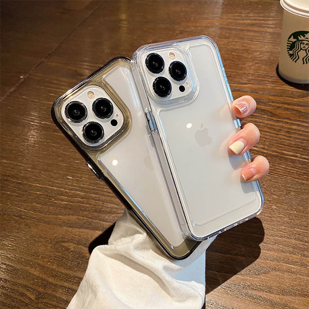 Soft Case Silikon Transparan Untuk iPhone 13 12 11 Pro MAX XS MAX XR X 7 8 Plus SE 2020 2022