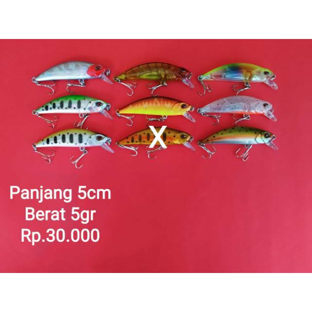 Tsurinoya DW 63 Copy an Lure Minnow Umpan Pancing