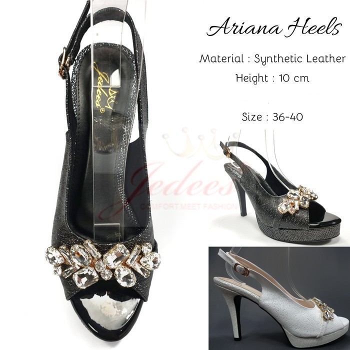 Sepatu Wanita JEDEES ARIANA Heels Tali / Kitten Heels / Sepatu Pesta / Sandals 10 cm