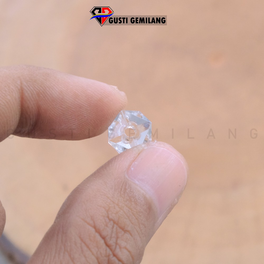 10Gram Acrylic Diamond Kotak Mengkilap Bening