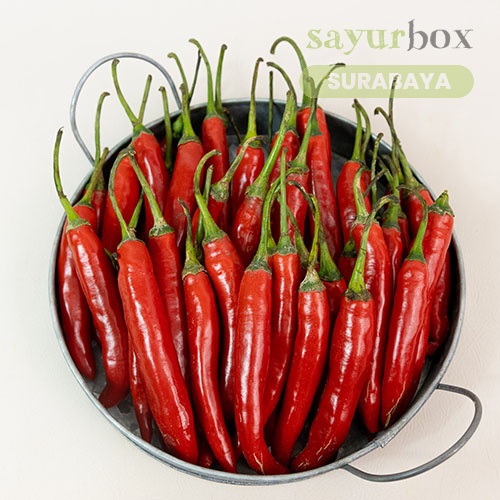 

Cabai Merah Besar Konvensional 100 gram (Sayurbox) - SURABAYA