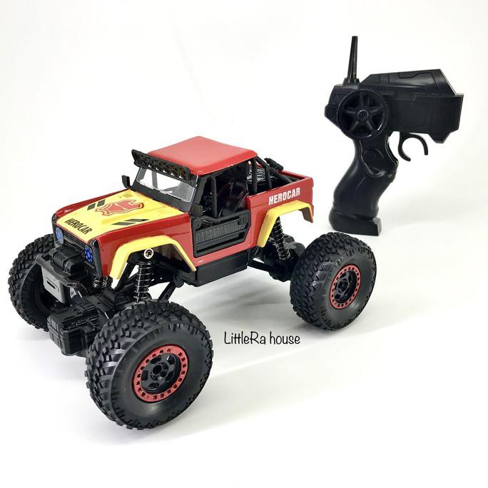 Mainan Mobil Remote Control Off Road Rock Crawler | Mobil Remote Sni - Merah Championshup