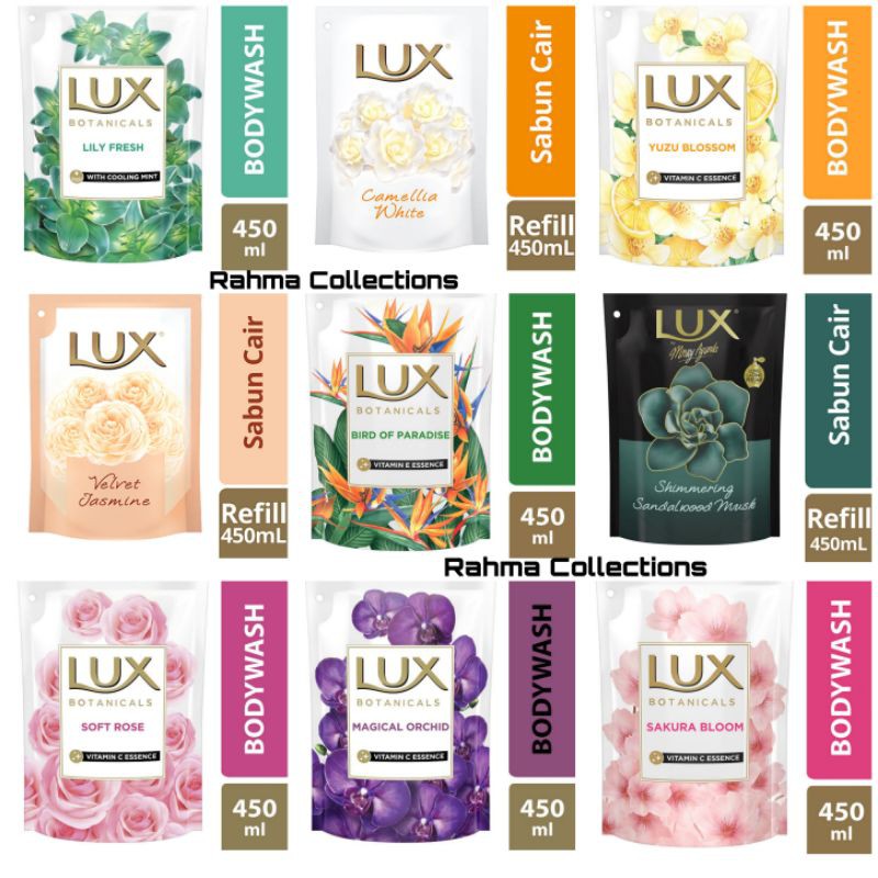 Jual LUX Body Wash Refill 450ml Shopee Indonesia
