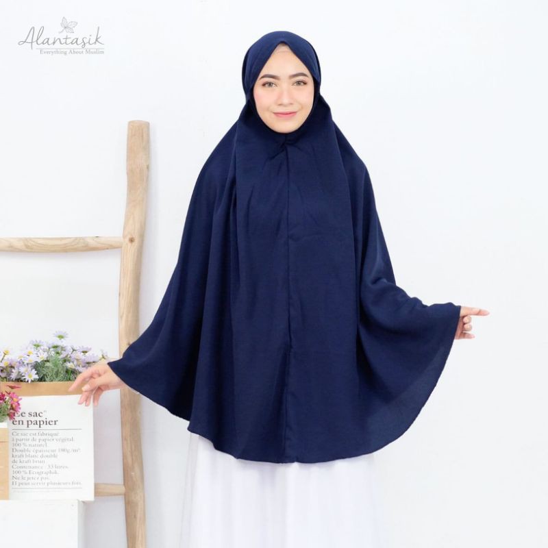 Alantasik - Jilbab Rumana  XL / Jilbab Soft Pet Syari Jumbo/ Jilbab Tali XL GR.9