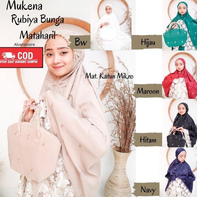 Mukena Bordir Tasik Terbaru Mukena Dewasa Premium Mewah Rubiya Renda M Mectuseller