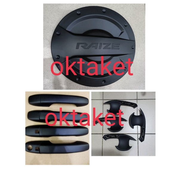 paket outer handle tank cover Toyota Raize Daihatsu Rocky hitam