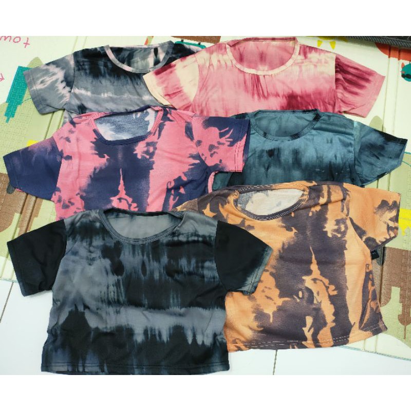 CROP TIE DYE // YERIKA CROP  PAKAIAN WANITA