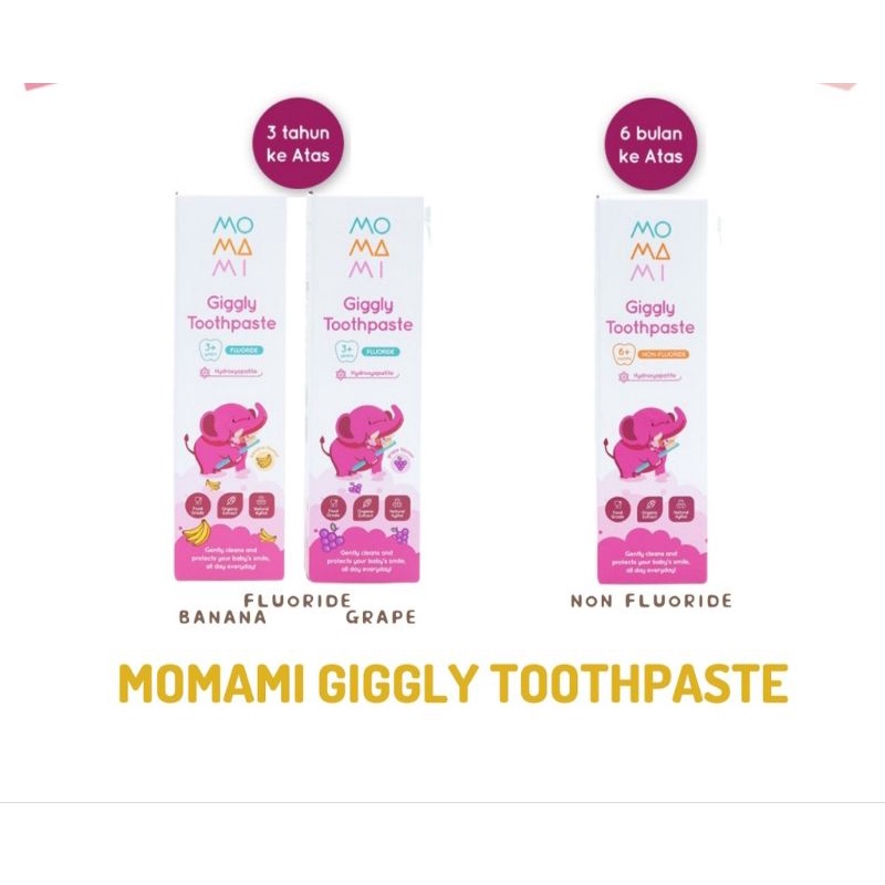 Momami Giggly Toothpaste 50gr