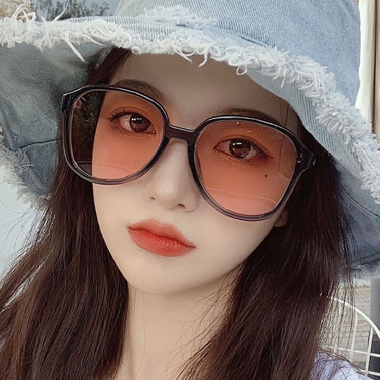 Korean fashion ins big frame retro sunglasses for men and women