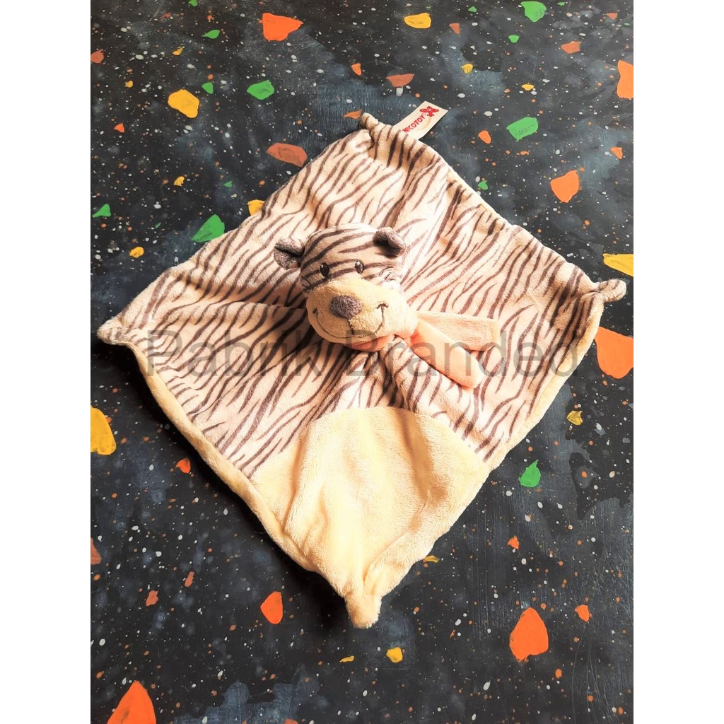 pabrik branded Nicotoy tiger blankie Soother Comforter Marks & Spencer burung hantu monkey monyet to