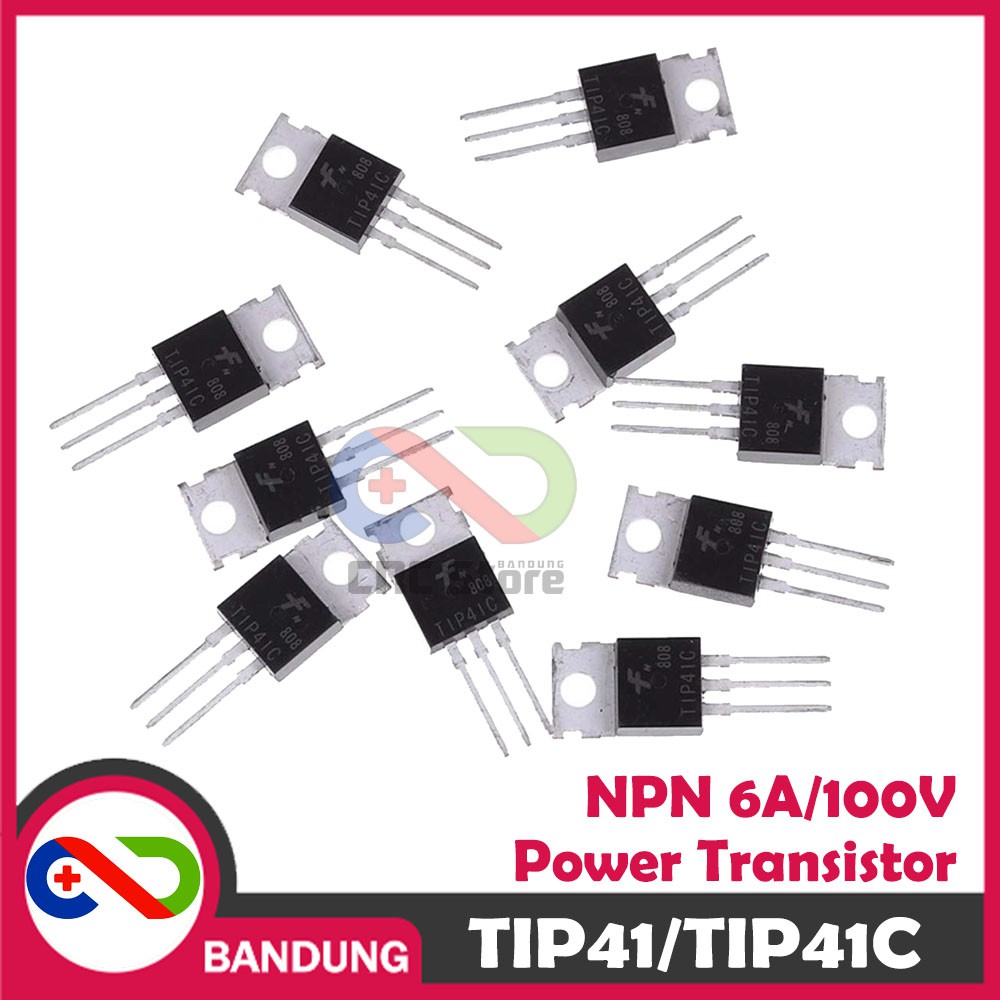 TIP41 TIP41C TO-220 6A/100V/65W NPN POWER TRANSISTOR