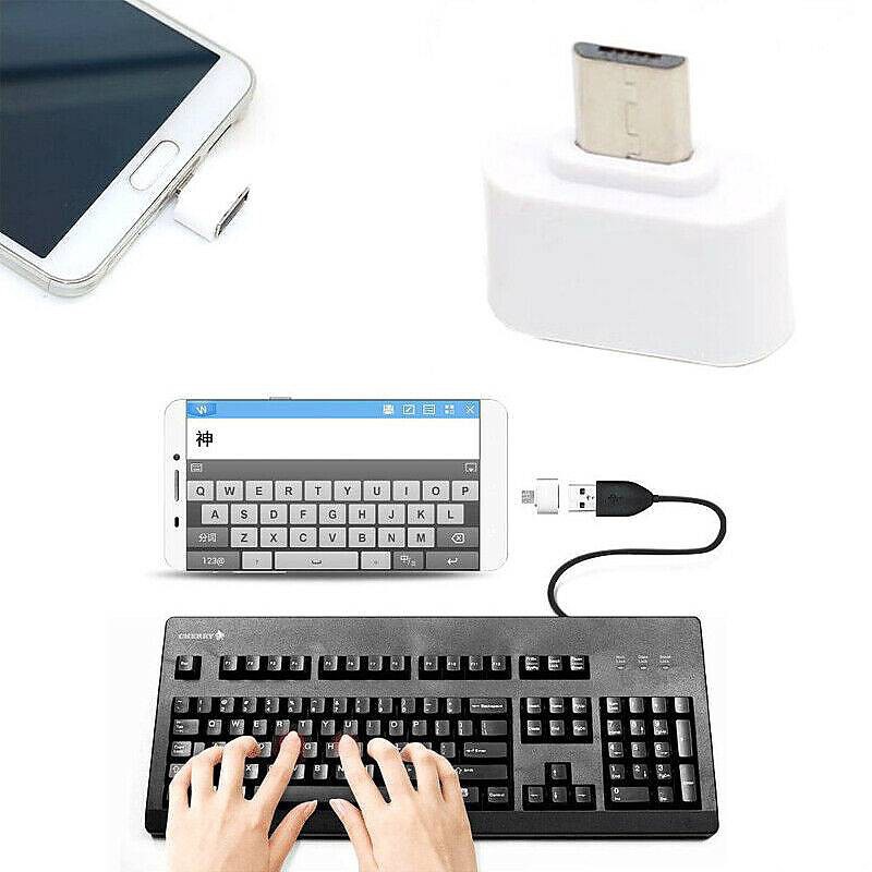 For Android Converter Adapter Male to Female Type-C Micro V8 Cellphone USB 2.0