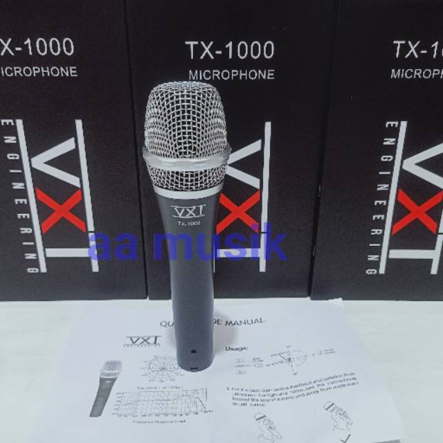 MIC KABEL VXT TX-1000 ORIGINAL MIC VOCAL TX1000