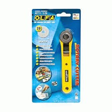 Jual alat potong rotary Cutter merk Olfa 28mm Model RTY-1G JAPAN ASLI