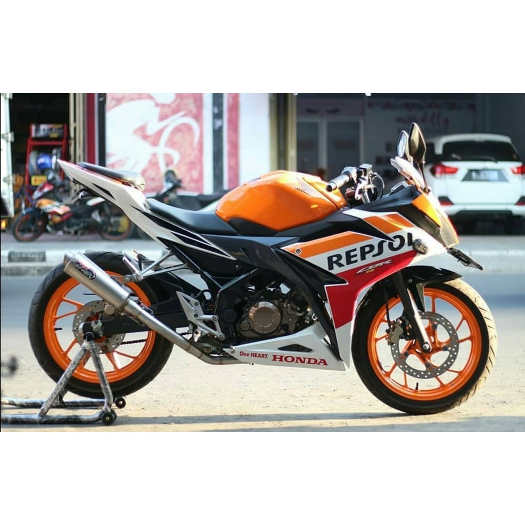 (PROLINER) FULL SYSTEM TR1 R SHORT KNALPOT R15 CB150 VIXION SONIC MX K46 FU CRF KLX TIGER-CBR150 K46