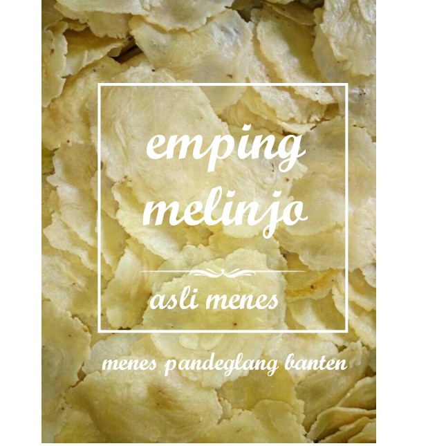 

Emping melinjo lebar/asli menes pandeglang banten/1000gr