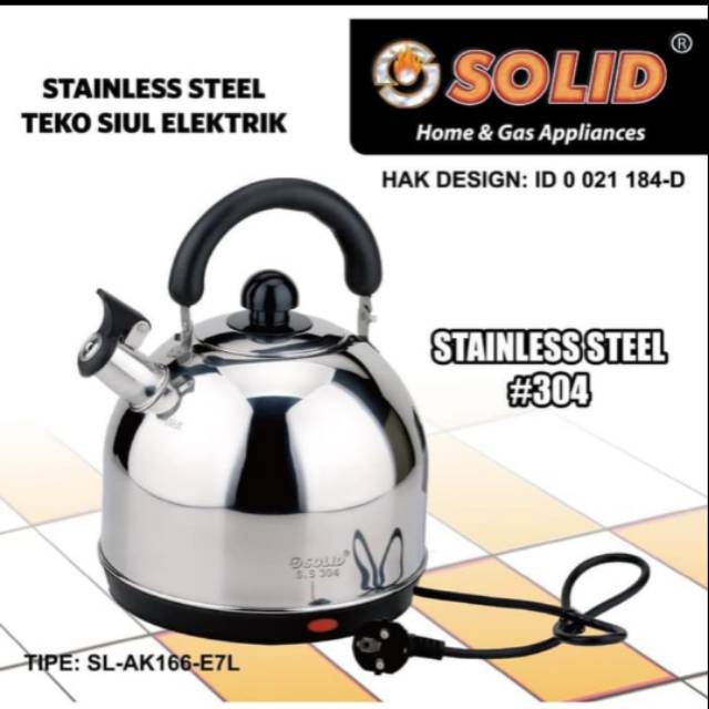 Kettle Listrik / Teko Listrik SOLID 7 Liter