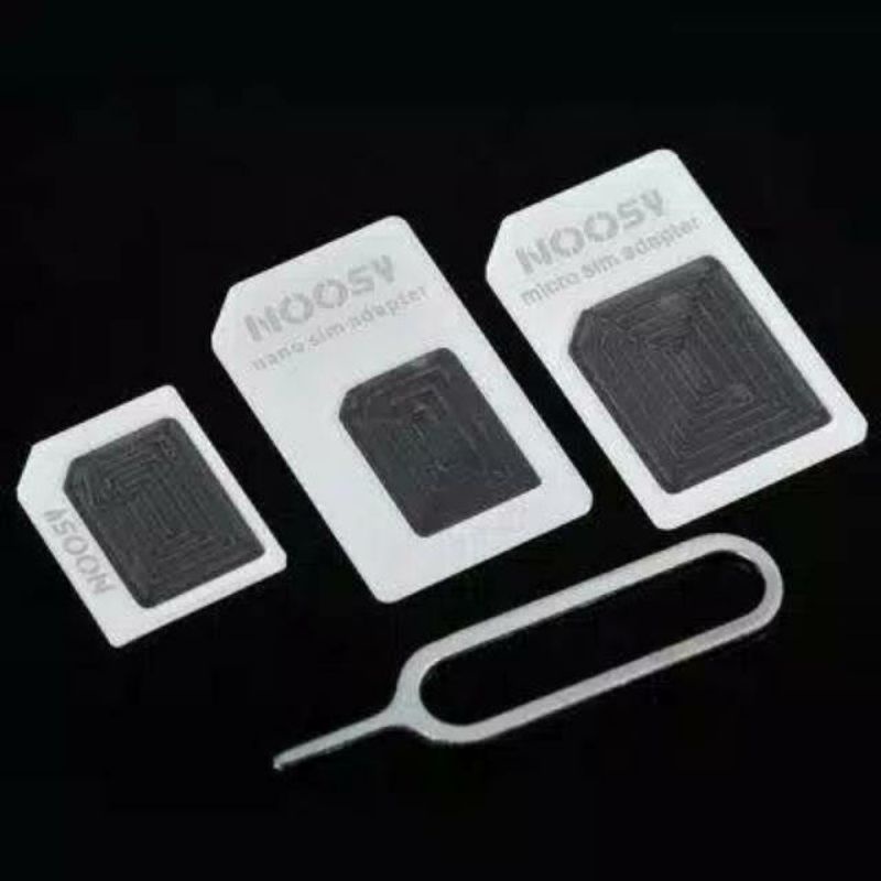 NOOSY SIM ADAPTER 4 IN 1(WITH EJECT PIN)NANO SIM ADAPTER