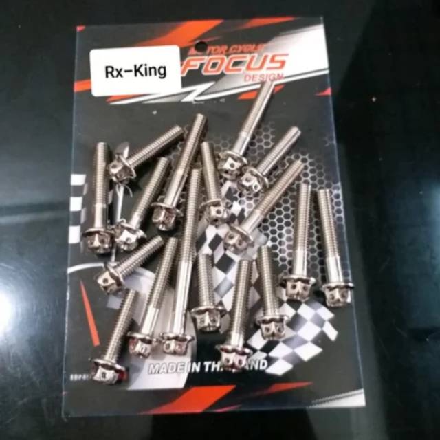 BAUD PROBOLT BLOK MESIN RX KING KIRI DAN KANAN BAUT BLOCK MESIN RX KING RX K RX Z