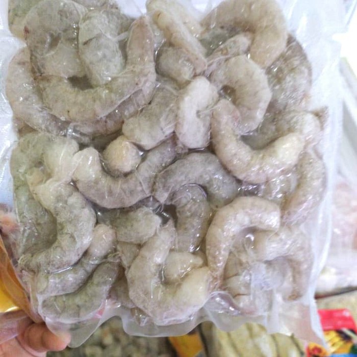 

Udang kupas vaname frozen 250gram dan 1 kg