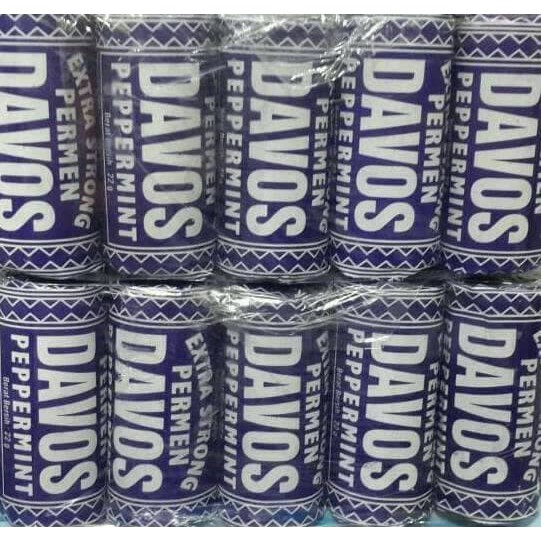 

Permen Davos Peppermint roll (permen tempo doeloe) 1 pack = 10 roll