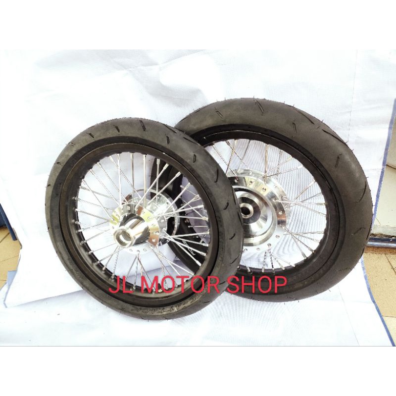 PAKET VELG JARI JARI NMAX OLD NEW NMAX PCX 150 PCX 160 ADV AEROX VARIO 125 150 BEAT SCOOPY GENIO MIO M3 FINO XRIDE XEON SOUL GT FREEGO FAZZIO RING 14 PLUS BAN LUAR DALAM