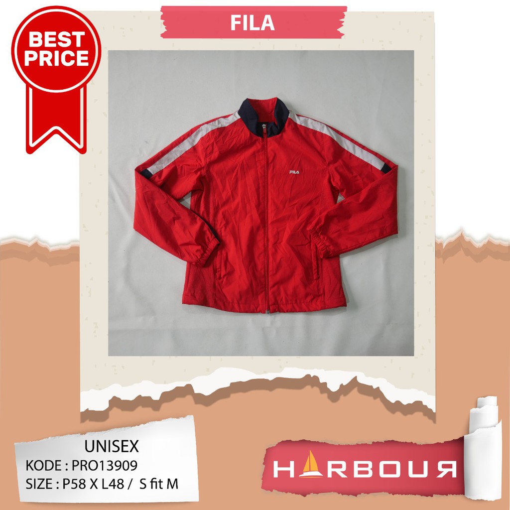 FILA Jaket Sport Casual Outdoor Unisex  Second Original PRO13909