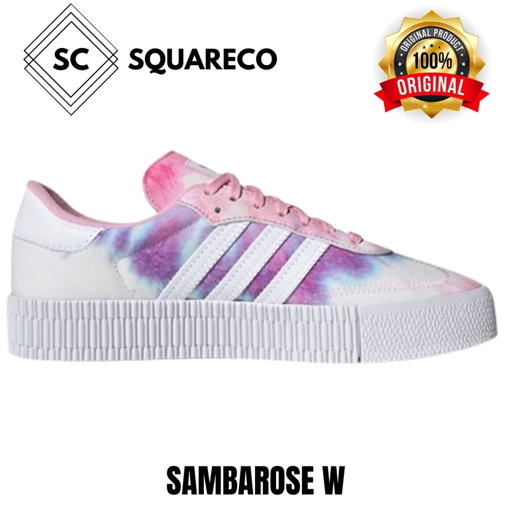SEPATU CASUAL WANITA SNEAKERS ADIDAS ORIGINAL SAMBAROSE W GX2894