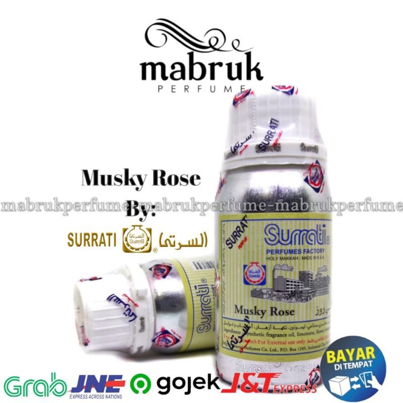 Bisa COD Parfum Suratti MUSKY ROSE 100ML 100 Gms By Suratti Original Arab Saudi