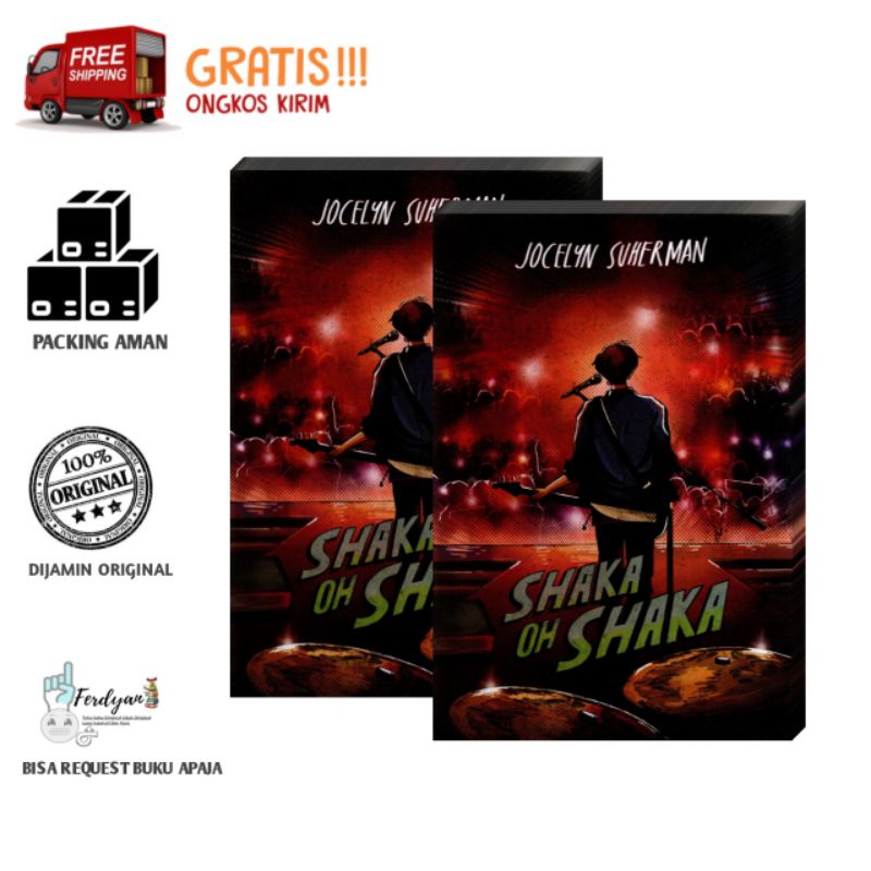 Shaka Oh Shaka by Jocelyn Suherman Buku novel fiksi sastra ilmiah