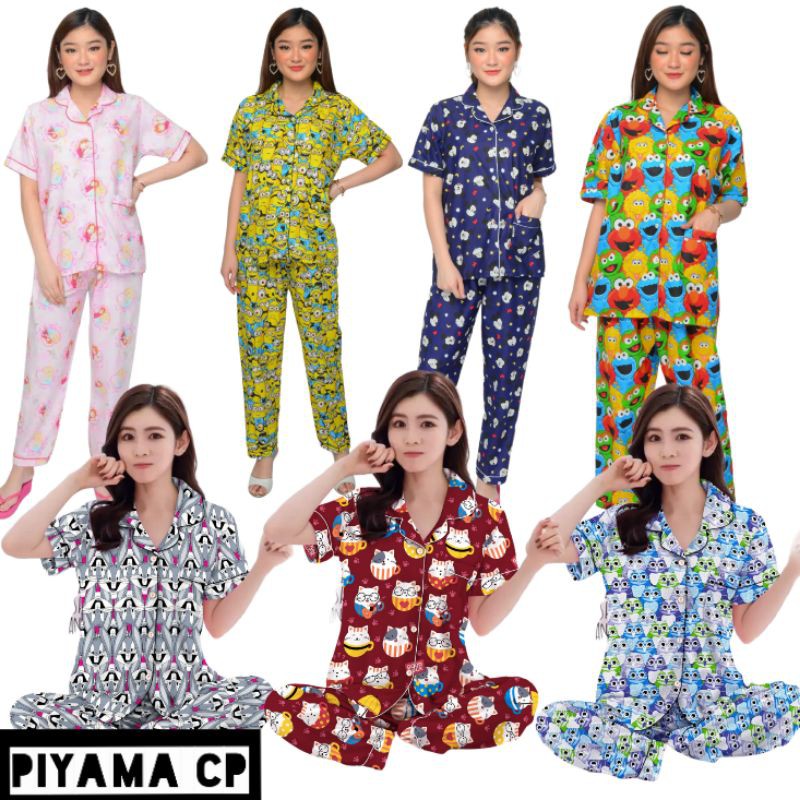 PIYAMA DEWASA LD 106 / BAJU TIDUR KARAKTER