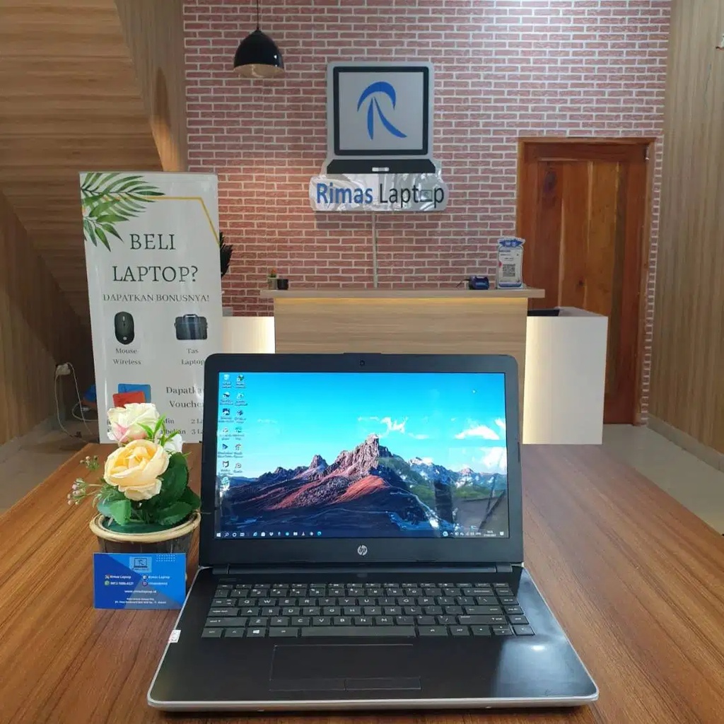Laptop HP AMD Radeon RAM 4GB HDD 500GB BEKAS-SECOND