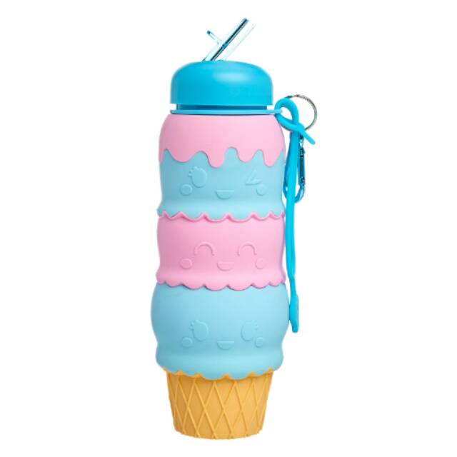 Smiggle Ice Cream Silicone Drink Bottle