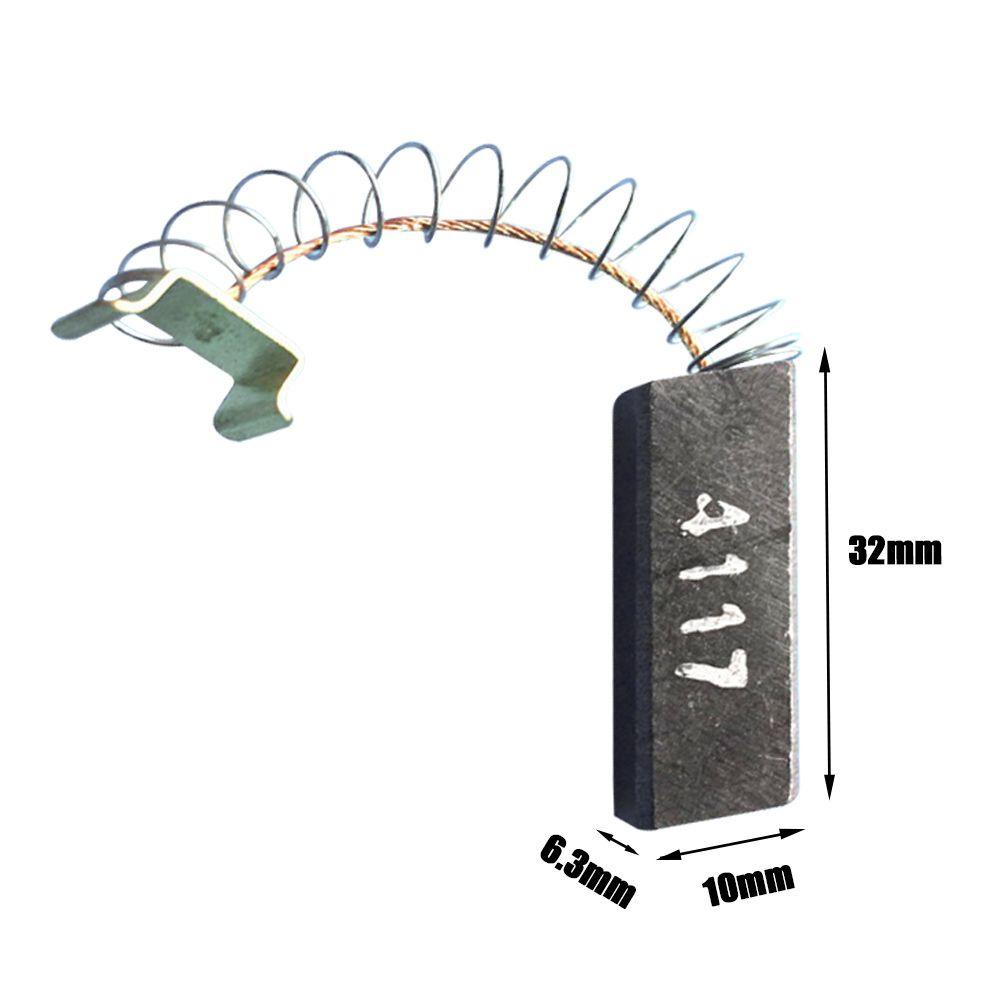 Populer5/10pcs Sikat Motor Elektrik Kualitas Tinggi 6.3x10x32mm Hand Tools Jahit|Sikat