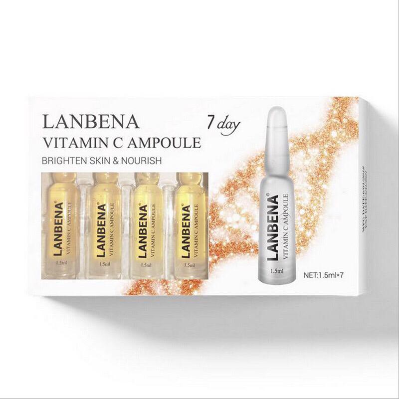 (Satuan) LANBENA SERUM 7 days Serum Vit C Ceramide 24K Q10 Hyaluronic Acid Lanbena Ampoule