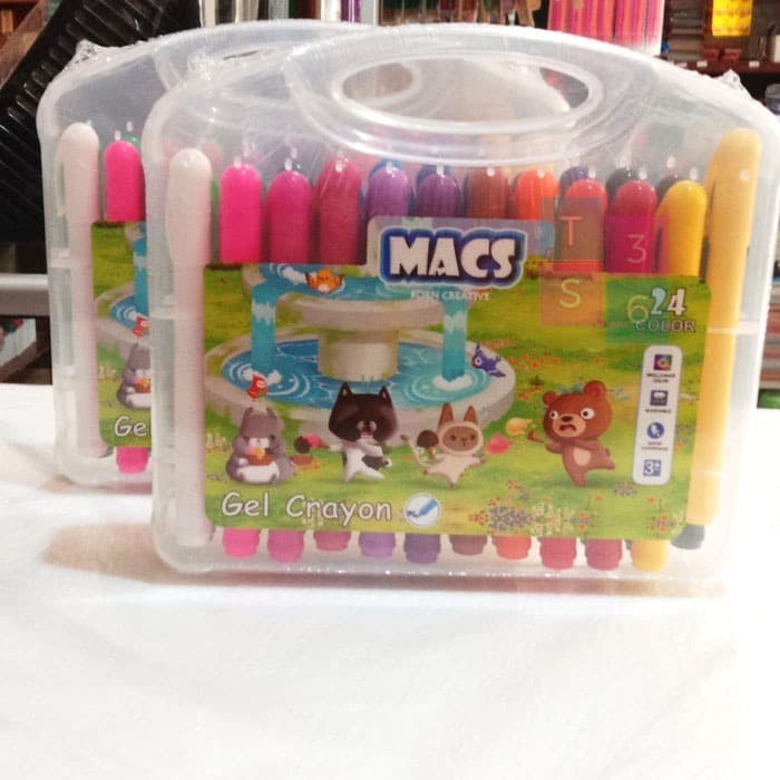 

Trendi Macs Gel Crayon 24 Warna Trendi