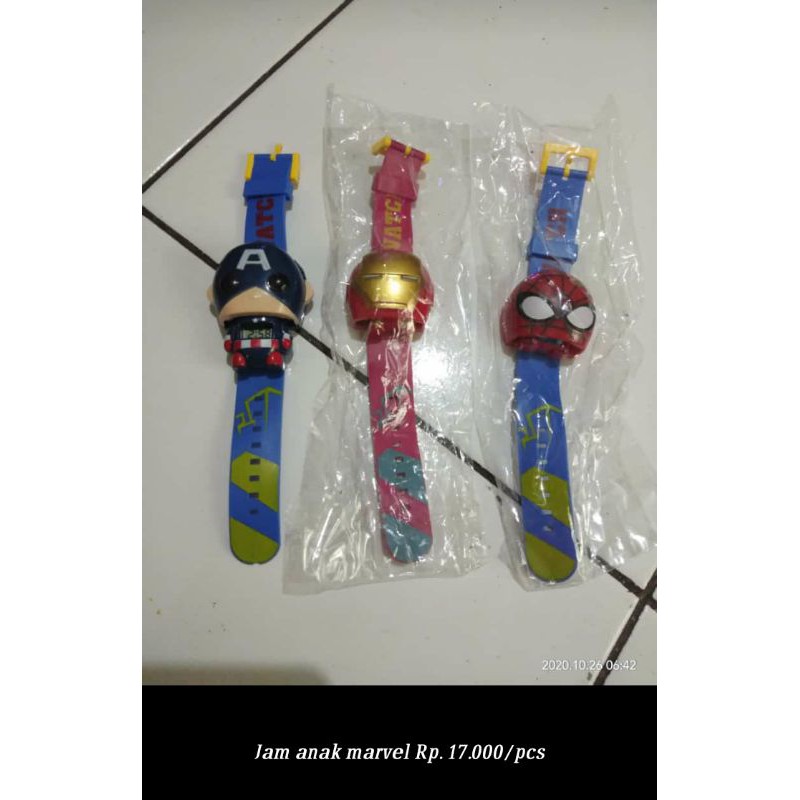 Jam tangan anak marvel/superhero