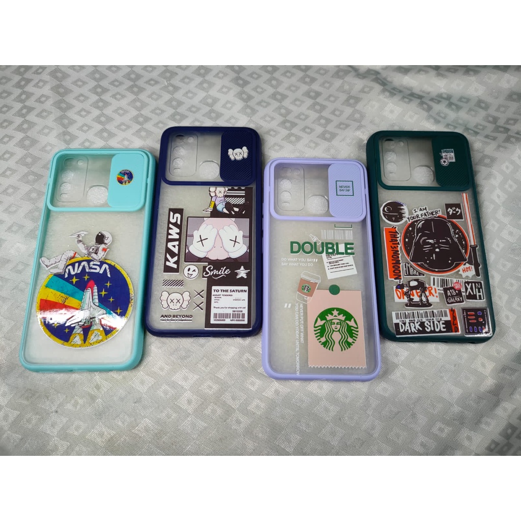 CASE SLIDE PROTECT CAMERA KARAKTER FOR VIVO Y12S