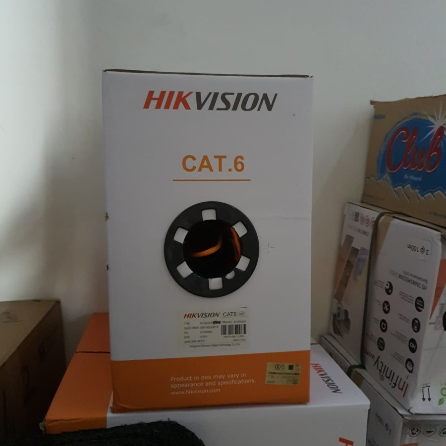 HIKVISION UTP Cable Cat 6 DS-1LN6-UU ORANGE