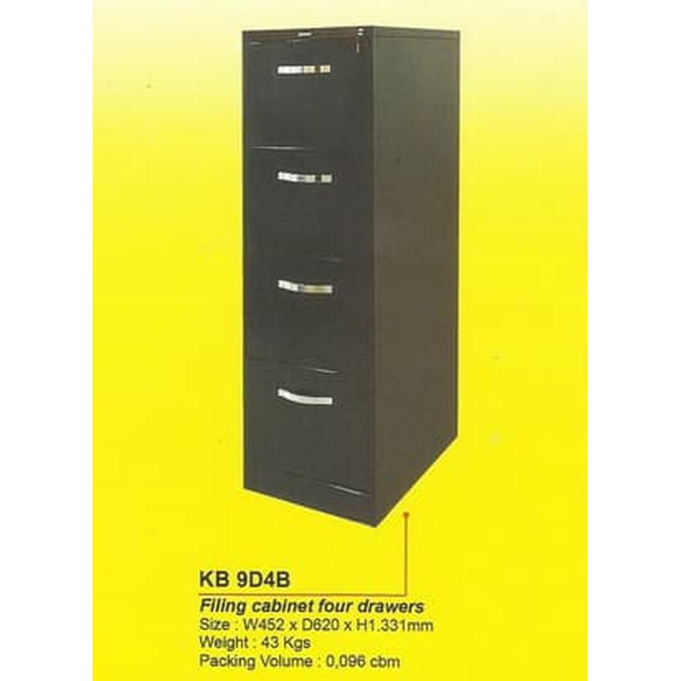 Document Organizer Filing Cabinet 4 Laci Prospek Futura Modern Design Kuat Warna Hitam Shopee Indonesia
