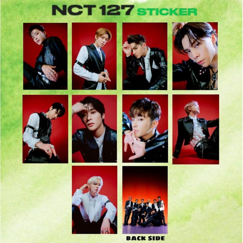 NCT 127 Sticker Acrylic Clear Keychain Gantungan Kunci Akrilik