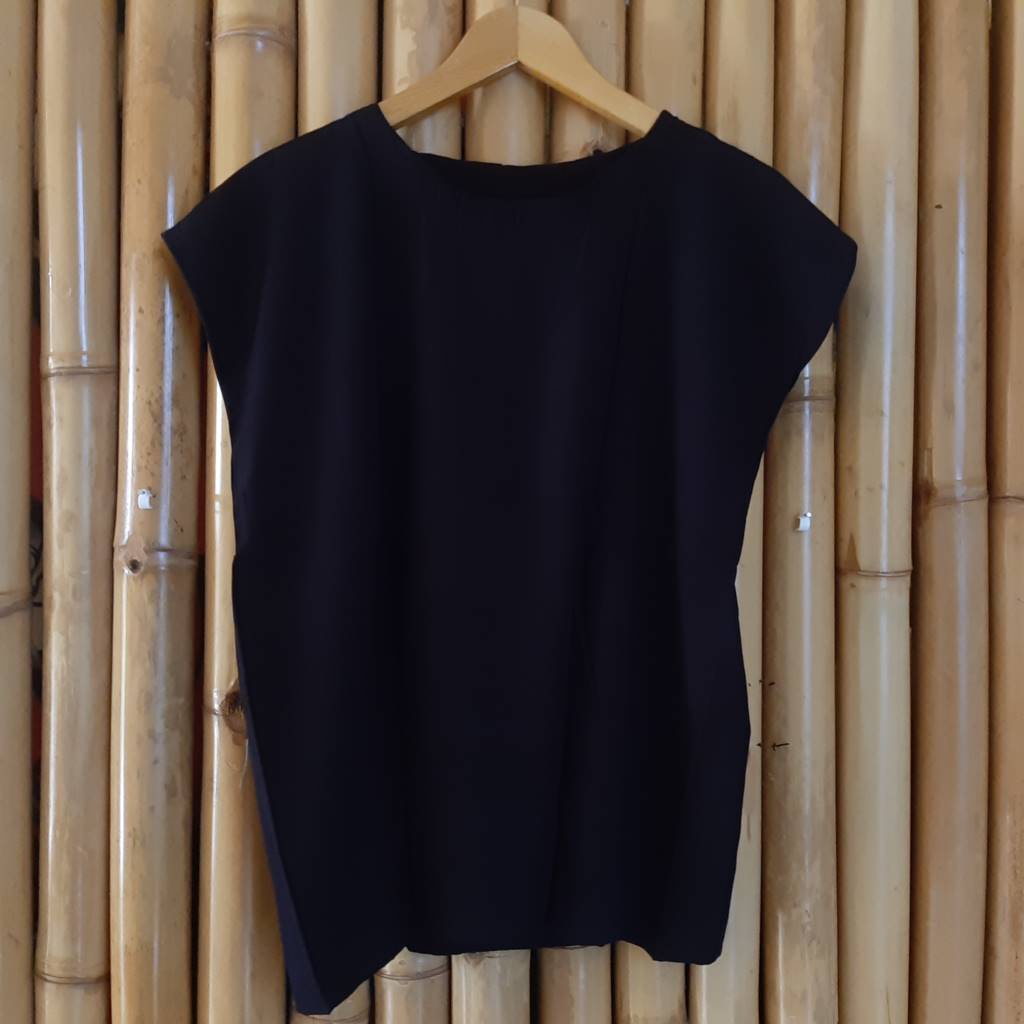 Baju Atasan Bali Polos Lembut dan Adem-Black